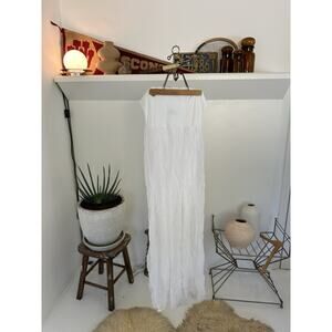 Vintage Y2K 100% Silk Top And Bottom Set Flowy Sheer Set Medium NT By Amati